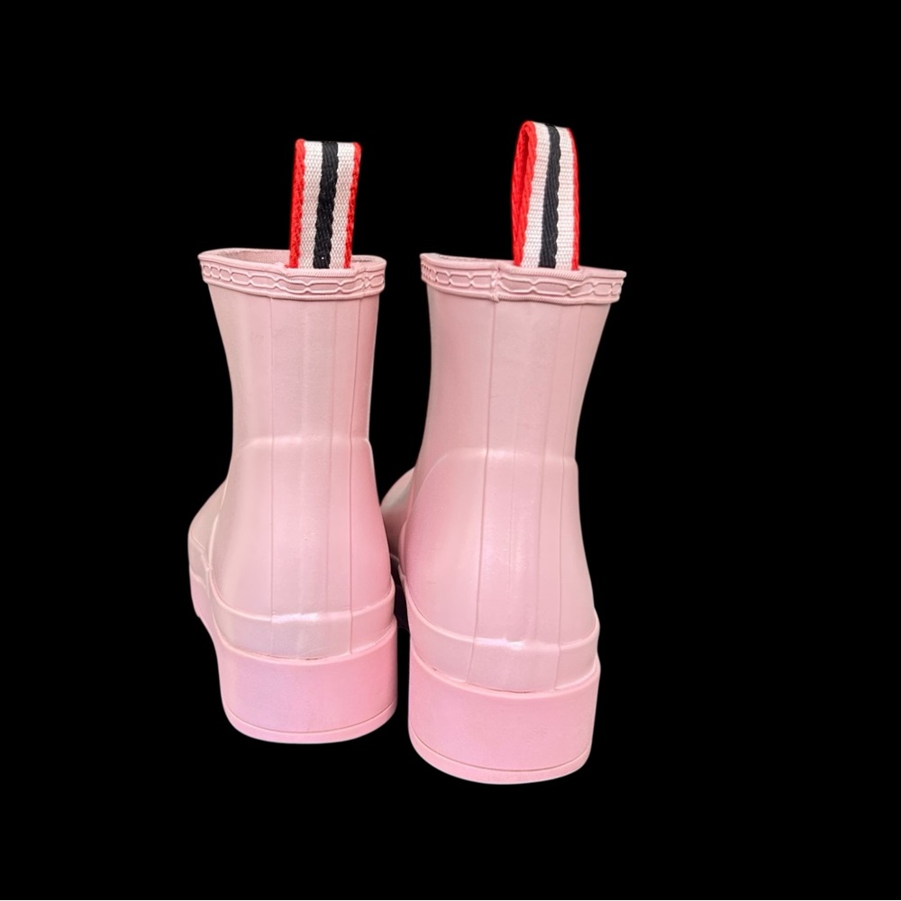 Hunter Women Sz 7 Rain Boots in Blush Pink Waterproof MudProof Boots - Picture 5 of 16